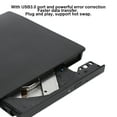 thumbnail image 4 of External Dvd Drive, External Dvd Burner Faster Transmission Speed  for Laptop Black, 4 of 7