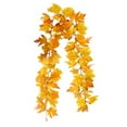 thumbnail image 2 of 4Th Of July Wreaths For Front Door 1 Pack Fall Garland Maple 5.7Ft/Piece Hanging Vine Garland Artificial Autumn Garland Thanksgiving Decor For Home Wedding Fireplace Party Christmas,Gold Home Brand, 2 of 5