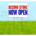 thumbnail image 1 of Record Store Now Open (18" x 24") Yard Sign, Includes Metal Step Stake, 1 of 6