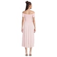 thumbnail image 4 of Nine.Eight Women's Off The Shoulder Smocked Dress, 4 of 5
