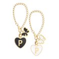 thumbnail image 2 of Guiexla 2Pcs Butterfly Letter Charms for Tumbler Name ID Handle Charms Heart Shape Initial Identification Cup Accessories Milk Tea Pendant, 2 of 8