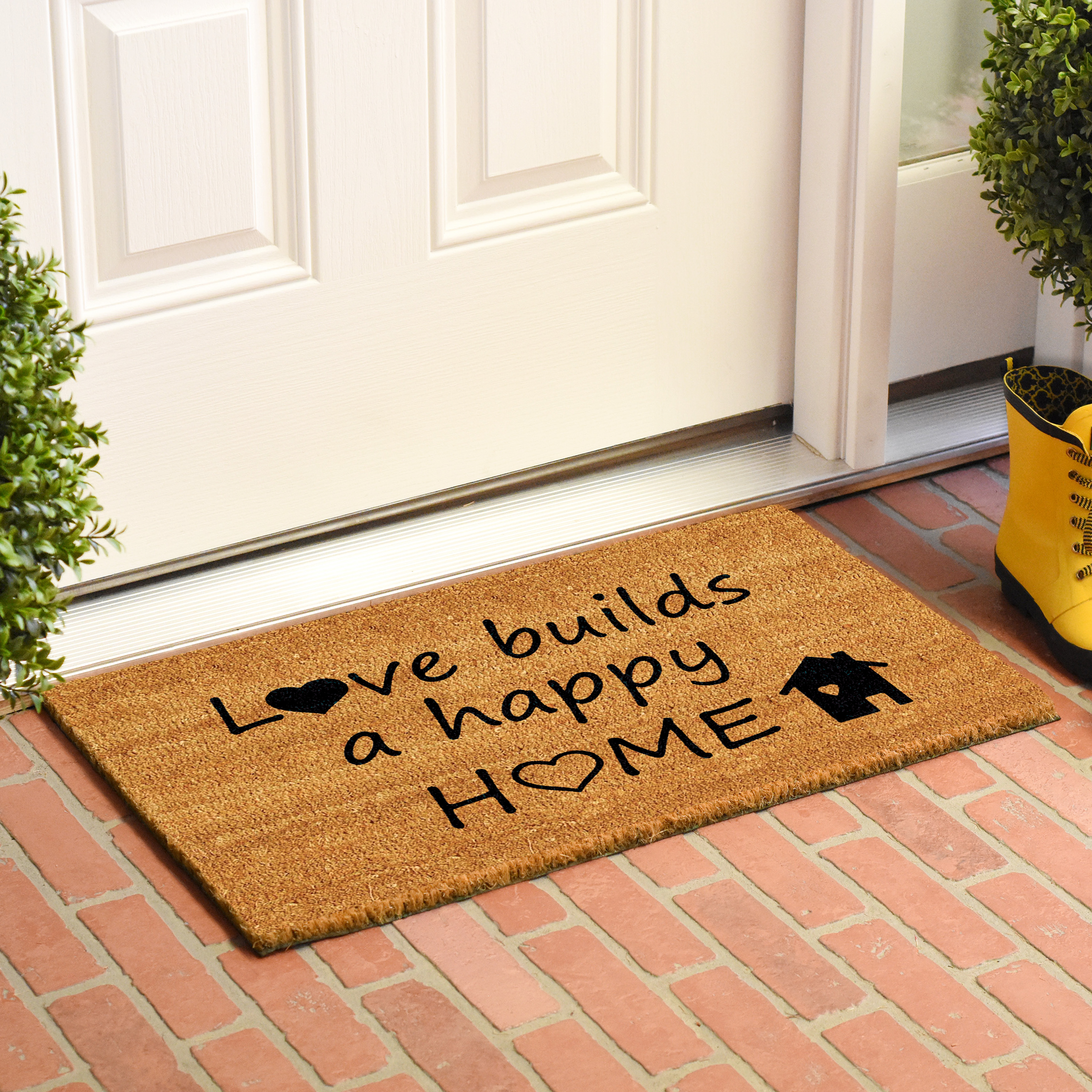 Calloway Mills Happy Home Outdoor Doormat