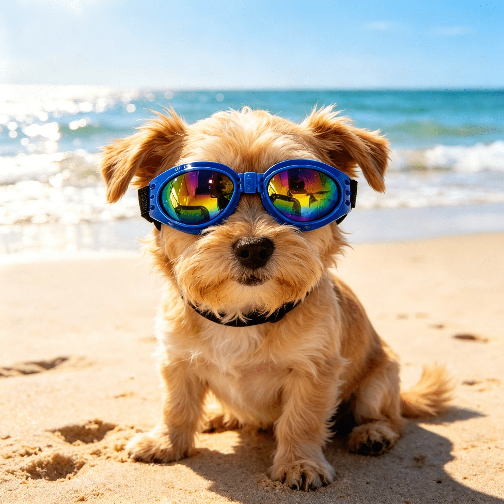 3PCS Pet Dog Goggles Protection Doggles Sunglasses for Small Medium Breeds