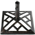 thumbnail image 1 of Gardenised QI003816 Base Carrée en Fonte pour Parasol 17,25 x 13 Po, Bronze, 1 of 13