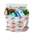 thumbnail image 2 of Retro Crab & Palm Tree Print Shopping Tote - Durable Machine Washable Bag for Travel & Groceries, 2 of 5