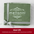 thumbnail image 4 of Mellanni 4 Piece 100% Cotton Bed Sheet Set, 400 Thread Count, Deep Pocket, Full, Green, 4 of 7