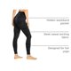 thumbnail image 4 of Leggings de Yoga CRZ YOGA Cintura Alta 25" Camuflaje Gris Oscuro, 4 of 6