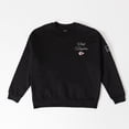 thumbnail image 5 of Women's Gameday Couture Black Kansas City Chiefs Classic Charm Black Label Premium Drop Shoulder Sweatshirt, 5 of 6