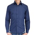 thumbnail image 1 of LELINTA Chemise de Robe Blanche Solide pour Hommes et Chemises de Robe pour Hommes Sans Rides à Manches Longues, Couleur Noire / Bleue, jusqu'à la Taille 5XL, 1 of 6