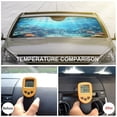 thumbnail image 5 of Windshield Sun Shade, Beautiful Print Design Foldable Car Shades for Front Windows Protect The Vehicle from High Temperature Damage and UV Reflection, 5 of 8