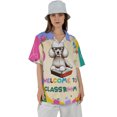 thumbnail image 4 of Welcome to Poodle Classroom Teacher Dog Mom Hawaiian Shirt Breathable Summer Unisex Merch Poodles Dog Lover Gifts Idea - 02015, 4 of 6