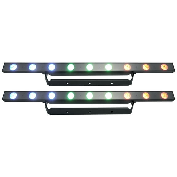 (2) Chauvet DJ COLORband H9 ILS LED Wash/Strip Lights w/Chase Effect/Blinder