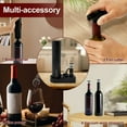 thumbnail image 2 of Dsseng Electric Bottle Opener ABS Electric Wine Opener Rechargeable Electric Corkscrew Wine Opener Extended Life Electric Bottle Opener with Storage Base Electric Wine Opener for Wine Bot, 2 of 10