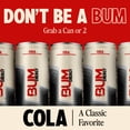 thumbnail image 3 of Raw Nutrition BUM Energy Drink, Cola, 112mg Natural Caffeine, 12 fl oz Cans, 12-Pack, 3 of 9