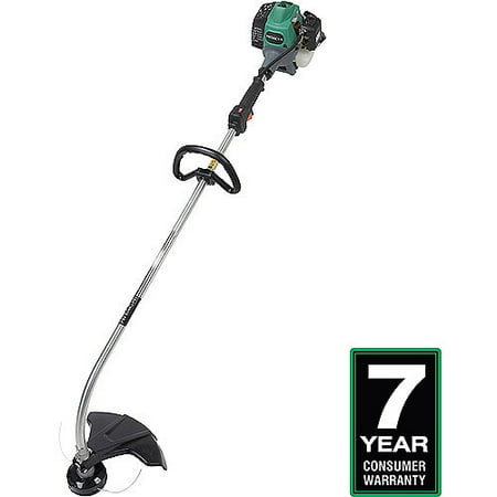 Hitachi 21.1cc Curved Shaft Grass Trimmer, Green