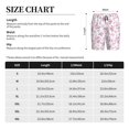 thumbnail image 3 of Vsdgher Rose Flowers Print Men's Pajama Shorts Lounge Bottoms Sleep Shorts Elastic Waist Lightweight PJ Shorts with Pockets-4X-Large, 3 of 6