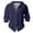 1-Navy499, variant on Elegyee Boys Hooded Shirt Solid Long Sleeve Button Down Shirt Summer Breathable Top, Sizes 4-17Y