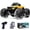 Yellow, variant on Rock Crawler RC Truck 4x4 Off Road Waterproof, 2.4Ghz Amphibious Remote Control Monster Truck with 2 Batteries, Dual Motors All Terrain RC Cars Toys for 8-12 Year Old Boys