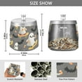 thumbnail image 2 of Yayeee Ashtray with Lid for Cigarette Smokeless Stainless Steel Home Ash Holder, Cute Ghosts, 2 of 7
