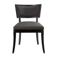 thumbnail image 6 of Side Dining Chair, Set of 2, Grey Gray, Fabric, Kitchen Cafe Bistro Hospitality Restaurant, Modern Contemporary HB33424, 6 of 8