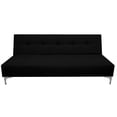 thumbnail image 3 of Sofá Cama Reclinable EL BAZAR STORE Vegas Lino Negro Moderno abotonado 3 Posiciones, 3 of 6