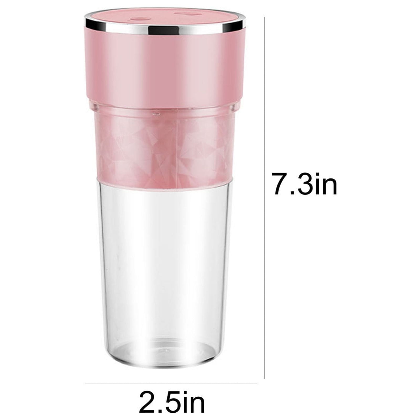 Portable Blender, USB Rechargeable Juicer, Handheld Fruit Mixer, Mini Smoothie Maker for Sports and Travel, Easy to Clean Personal Blender with 4 Blades