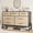 Natural, variant on Garvee 52" Wide 7-Drawer Dresser, Wooden Chest of Drawers for Bedroom & Closet, Brown