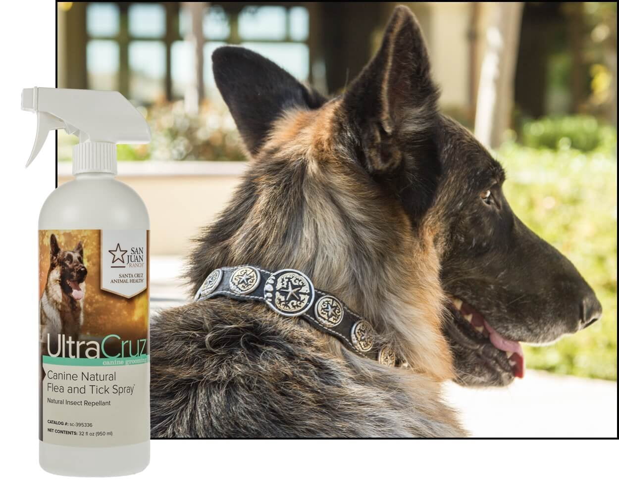 UltraCruz® Canine Natural Flea and Tick Spray, 32 oz