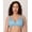 Cornflower Teal, variant on Breathe Cotton Modal Wireless T-Shirt Bra Silver Satin M