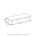 thumbnail image 2 of Furinno Turn-N-Tube Monitor Riser Stand, Americano, Stainless Steel Tubes, 2 of 5