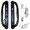 Black, variant on 10" Sliding Patio Glass Door Offset Pull Black Handle Set Replacement with Mortise Lock - fits 3 ¹⁵/₁₆ inches Hole Spacing, and 1-1/4" to 2-1/4" Door Thickness