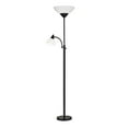 thumbnail image 1 of Adesso Home Piedmont Black Torchiere Combo Steel Floor Lamp and Reading Light, 1 of 6