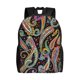 thumbnail image 1 of Fotbe Watercolor Romantic Paisley Mochila de Viaje para Laptop, Mochila Ejecutiva Delgada y Resistente 15.6", 1 of 8