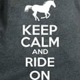 thumbnail image 3 of CafePress - Keep Calm And Ride On Women's Dark T Shirt - Women's Traditional Fit Dark T-Shirt, 3 of 4