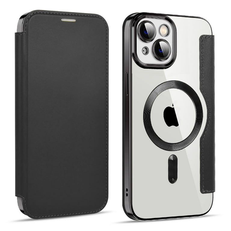 Feishell Magnetic Clear Case with Camera Lens Film Protection for