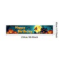 thumbnail image 4 of Halloween Theme Banner Neon Design Ghosts Pumpkins for Kids Party Celebration Indoor Decoration, 4 of 5