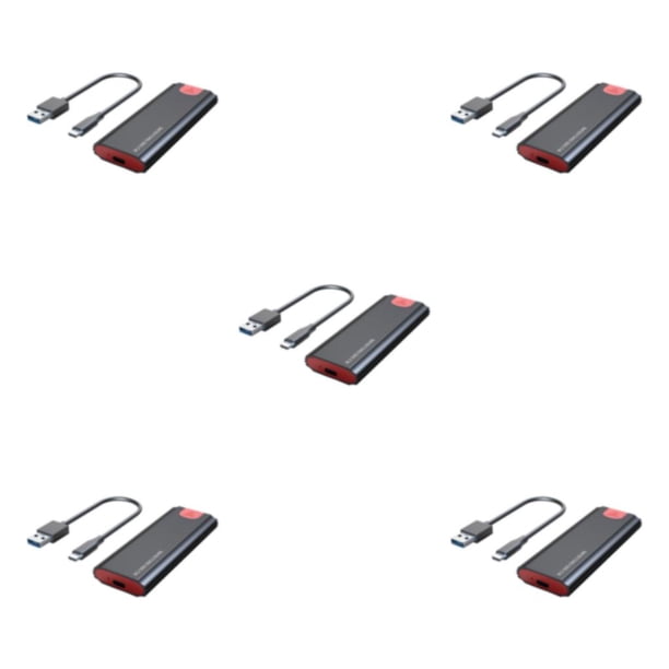 Cateissary M.2 NVMe SSD Enclosure Case 10Gbps HDD Box Ligero USB-C Adaptador externo M2 Disco duro móvil Protocolo dual Type2 NO2
