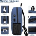 thumbnail image 2 of Mochila Antirrobo de 3 piezas, Bluelander con Puerto USB y Puerto para Audífonos, Azul, 2 of 6