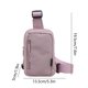 thumbnail image 3 of Bolso de pecho multifuncional y sencillo, adecuado para viajes al aire libre, bolso bandolera, mochila de viaje, mini bolso para teléfono móvil, bandolera de poliéster., 3 of 8