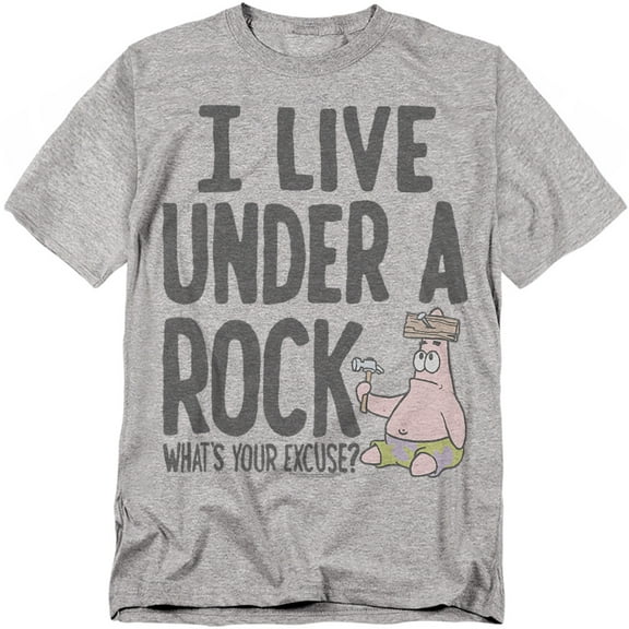 Spongebob T-Shirt Under A Rock Unisex Graphic Tee for Men & Women