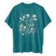 thumbnail image 3 of Camisetas de Manga Corta para las Mujeres Impreso Cuello Redondo Suelto Camiseta, Casual Cuatro Estaciones Blusa para el Hogar, 3 of 3