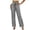 Gray, variant on Sevevn Women's Glitter Sequin Straight Wide Leg Casual Pants Elastic Drawstring High Waist Trousers with Pockets Multi-Occasion Party Night Out Wear