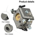 thumbnail image 2 of Carburetor Kit Replacement for Cs590 Cs600 for Cs610 Cs620, 2 of 8