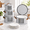 LIGHT GRAY-6.5'' x 12'' + 6'' x 10''+5.5'' x 9''+5'' x 7'', variant on Dark Gray 4 Piece Tableware Storage Chest Set, 6.5'' x 12'' + 6'' x 10''+5.5'' x 9''+5'' x 7''