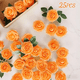 thumbnail image 2 of 25pcs Rosas Artificiales Decoración Fiesta De Boda Flor 8 Cm Xtellar naranja, 2 of 3