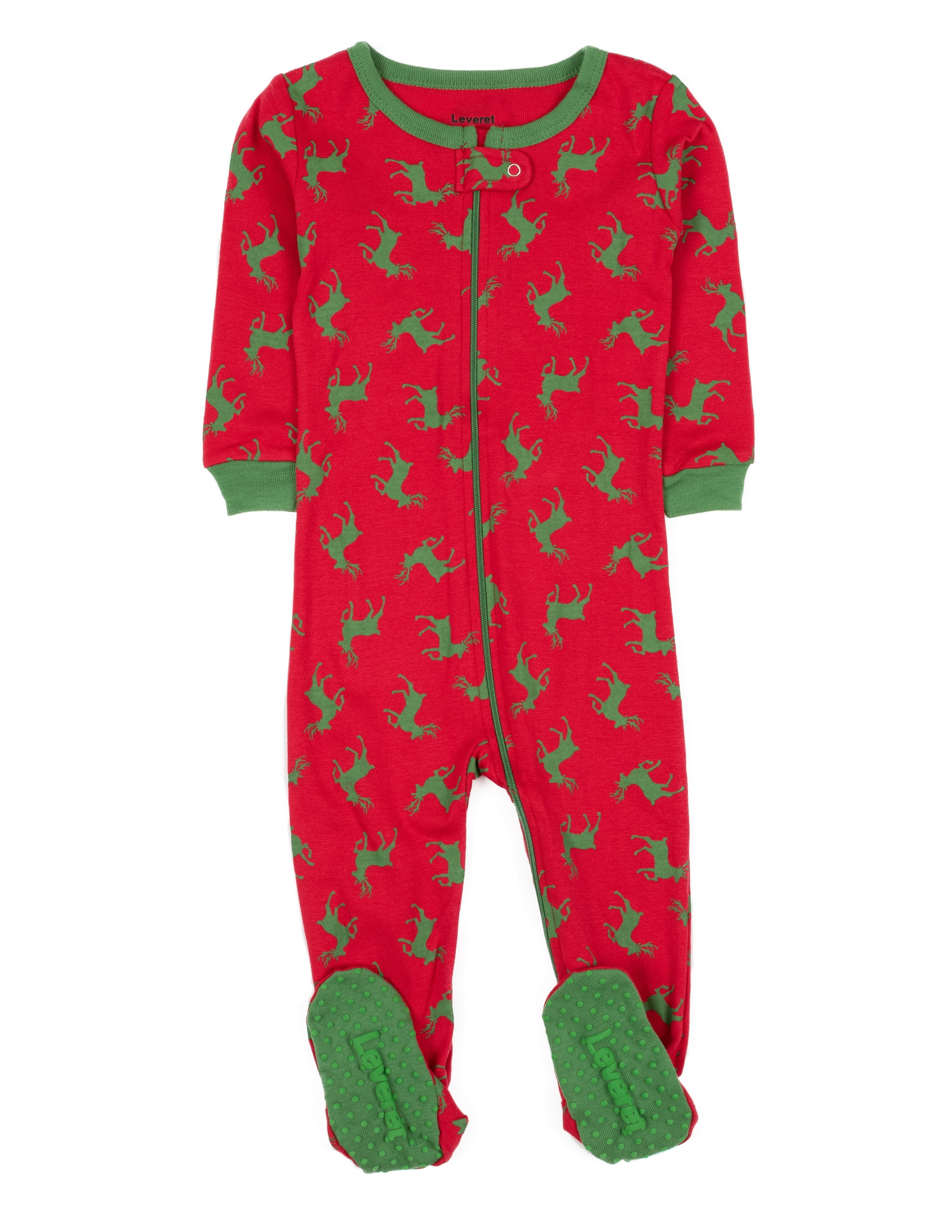 Details about   Toddler Girls Carter's Snowflakes & Raindeer Fleece Footed Pajamas Sizes 2T 5T 