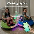 thumbnail image 6 of Hikiddo Electric Bumper Car for Kids, 12V Bumper Car Ride on Toys for Toddlers Aged 1.5-5 with Remote, Bluetooth - Green, 6 of 10
