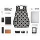thumbnail image 4 of Fotbe White Sunflowers Mochila Ligera para Hombres y Mujeres - Duradera y Resistente al Agua, Ideal para Escuela, Trabajo, Viajes y Uso Diario, 4 of 7