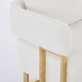 thumbnail image 3 of 51" Small Sofa Couch Comfy Modern Teddy Upholstered 2-Seater Love Seats for Apartment,Bedroom,Office,White, 3 of 8