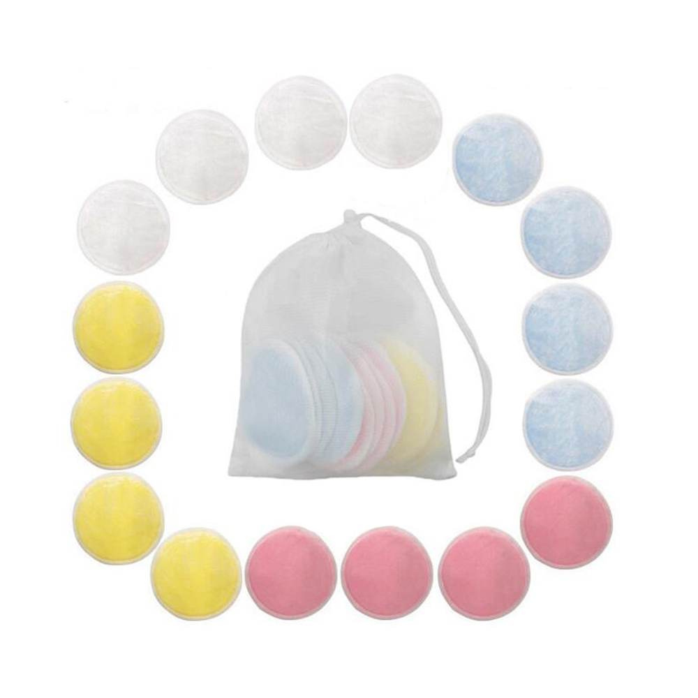 16 Pack Reusable Makeup Remover Pads Facial Cleansing Pads Walmart